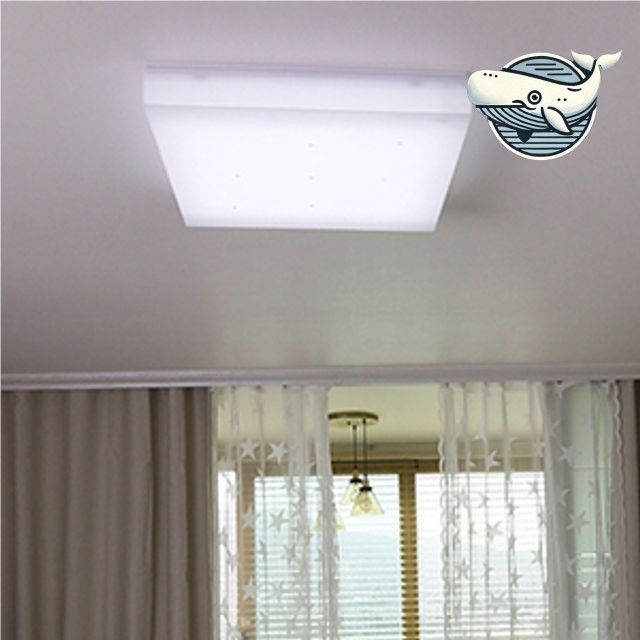 심플한 디자인 LED 조명 주광색 거실 방등