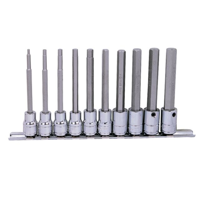 지니어스 육각비트소켓세트 BS-310HML (3/8인치)
