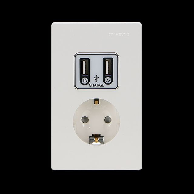 매입콘센트USB(V) 1구 고속충전 아이보리