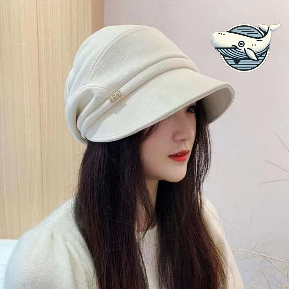 여성용 세련된 앞챙 보닛햇 스타일리시한 여름