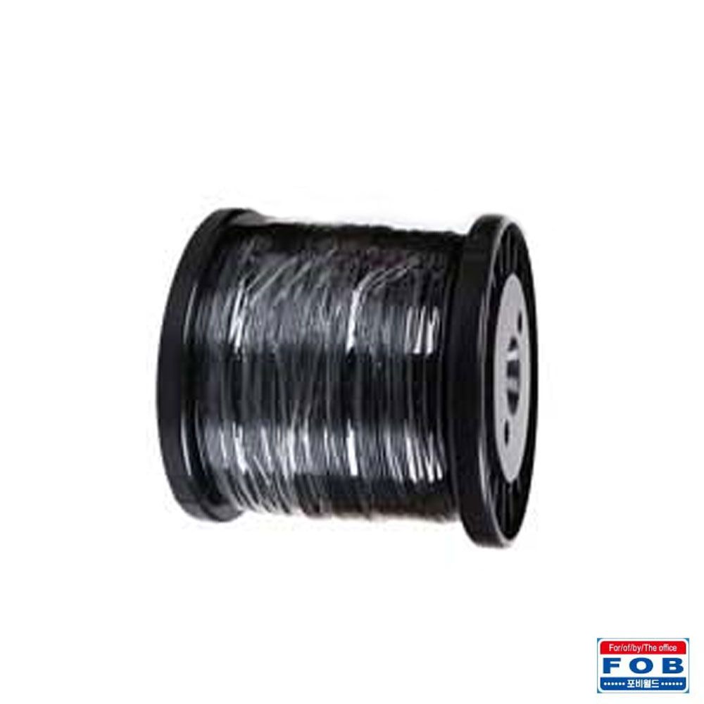 포비 와이어 공예철사 대용량 두께 1.5mm x 120M 검정