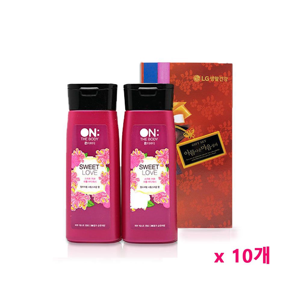 온더바디 퍼퓸 바디워시 180ml 2개 세트 선물_10세트