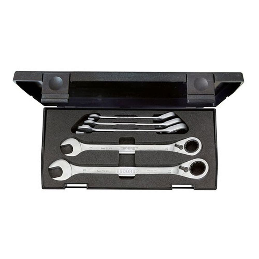GEDORE 콤비네이션라쳇렌치세트_7R-005 8-19mm 5종