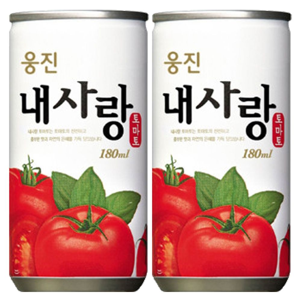 웅진 토마토 180ml x 60캔 (30캔 2박스)