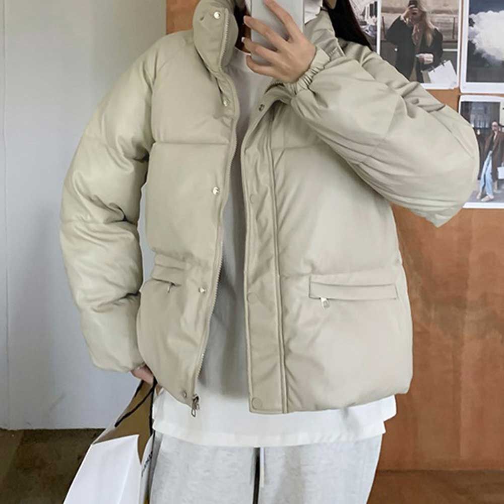 숏패딩 여학생 데일리 포켓 귀여운 여자친구 선물