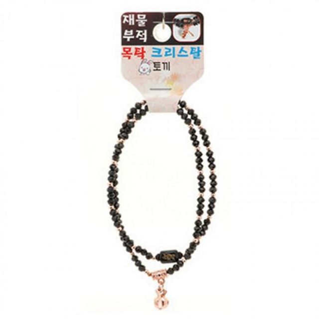 불교 기원 팔찌 크리스탈 목탁 염주