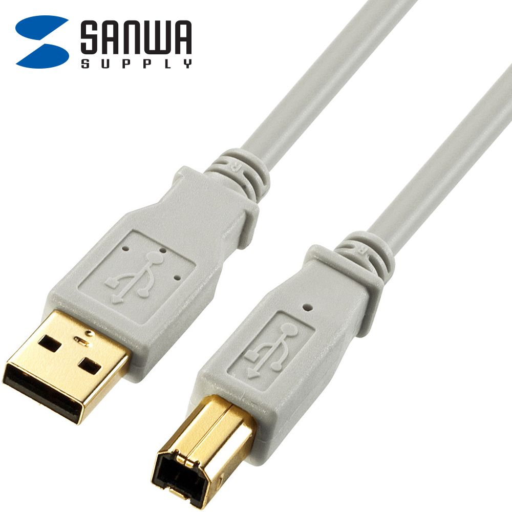 SANWA USB-IF 인증 USB2.0 AM-BM 프린터 케이블 5M