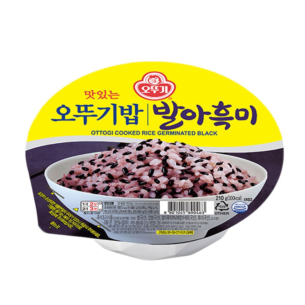 맛있는 오뚜기밥 발아흑미 210g X 12개