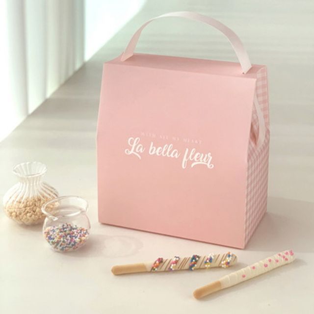 박스 Pink 선물 포장 상자 페이퍼박스