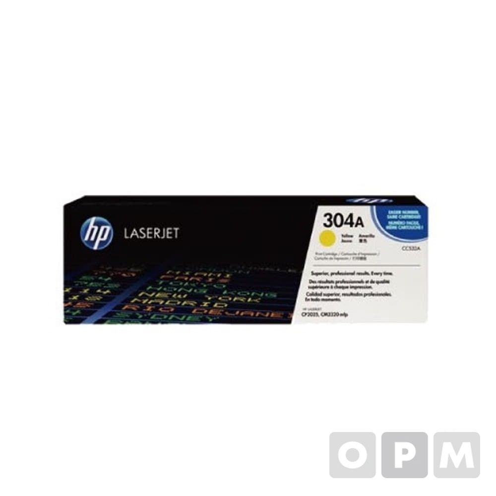HP 토너 CC532A/노랑/2800매/1EA