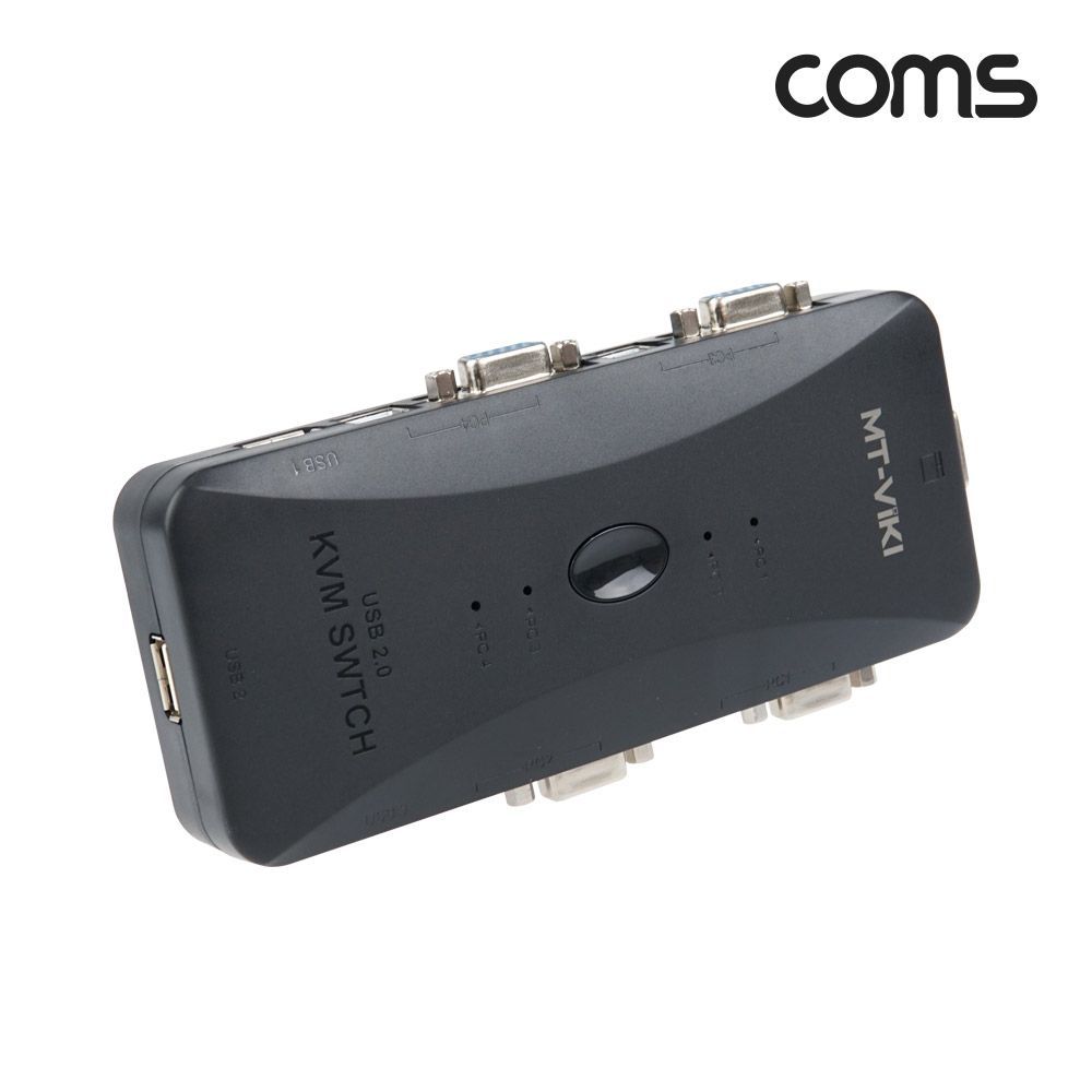 VGA USB KVM 스위치 선택기 4대1 4포트 PC 4대