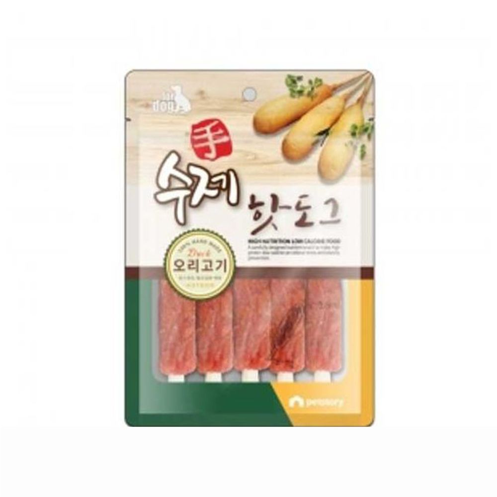 펫스토리 수제 핫도그 오리고기 100g 10팩 1타