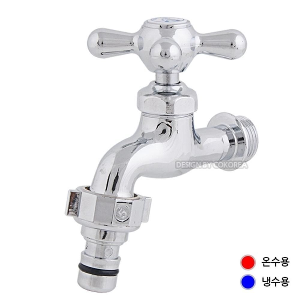 십자커플링가로꼭지_온수용 01732 10EA