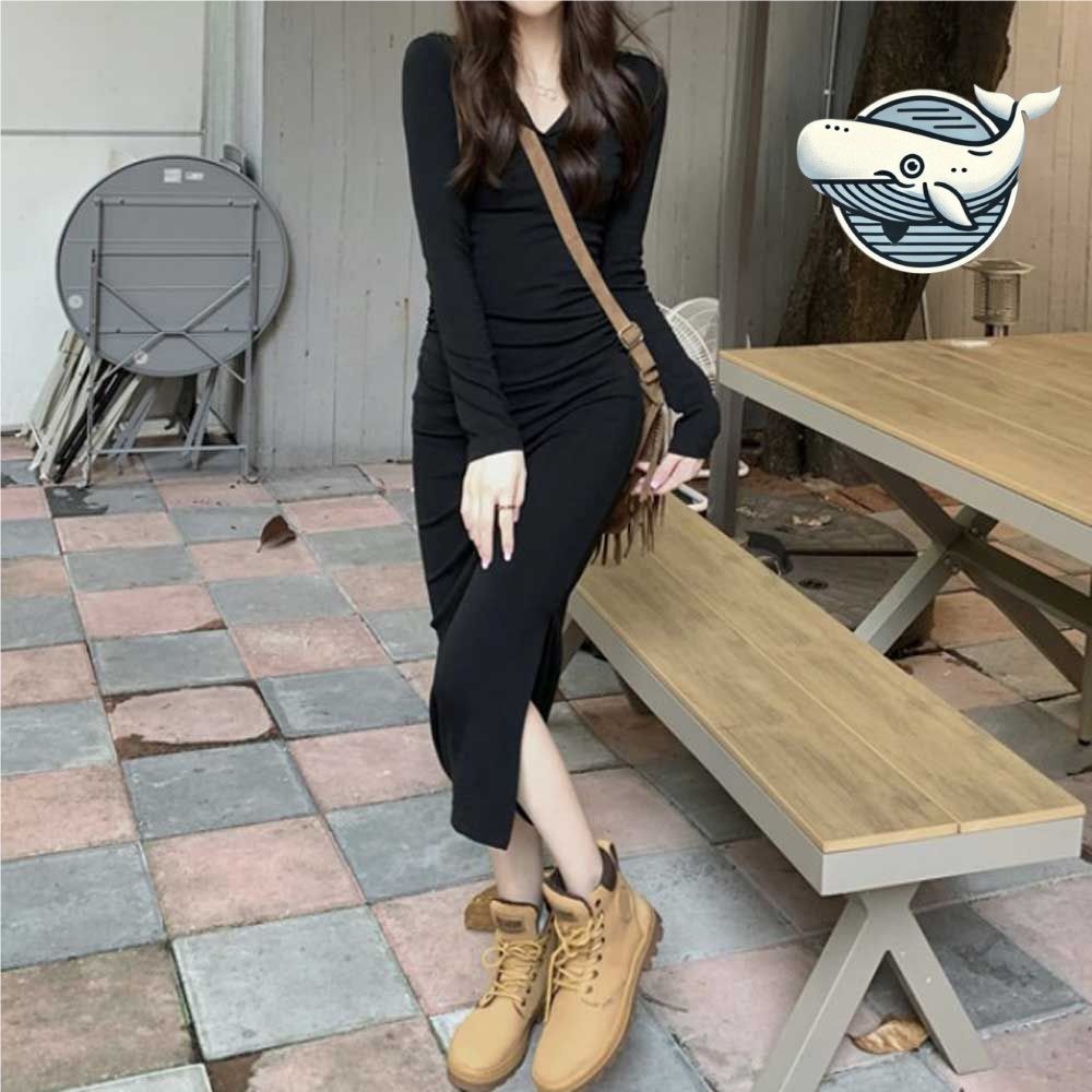 Comfort 슬림핏 후드 원피스 스타일리시한