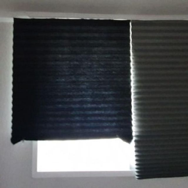 붙이는 창문 방 햇빛 차단 암막 블라인드 가리개 블랙