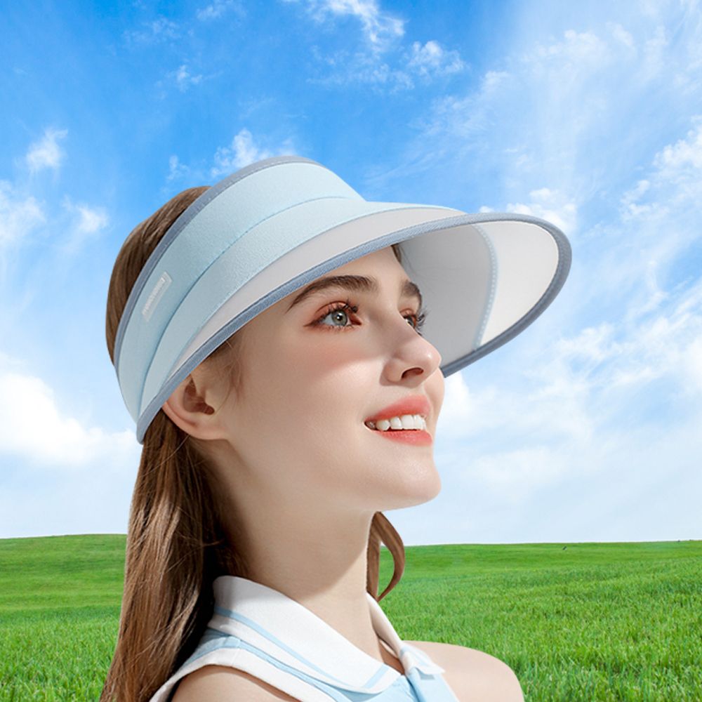 여름 돌돌이 썬캡 햇빛가리개 와이드 모자 여성 골프
