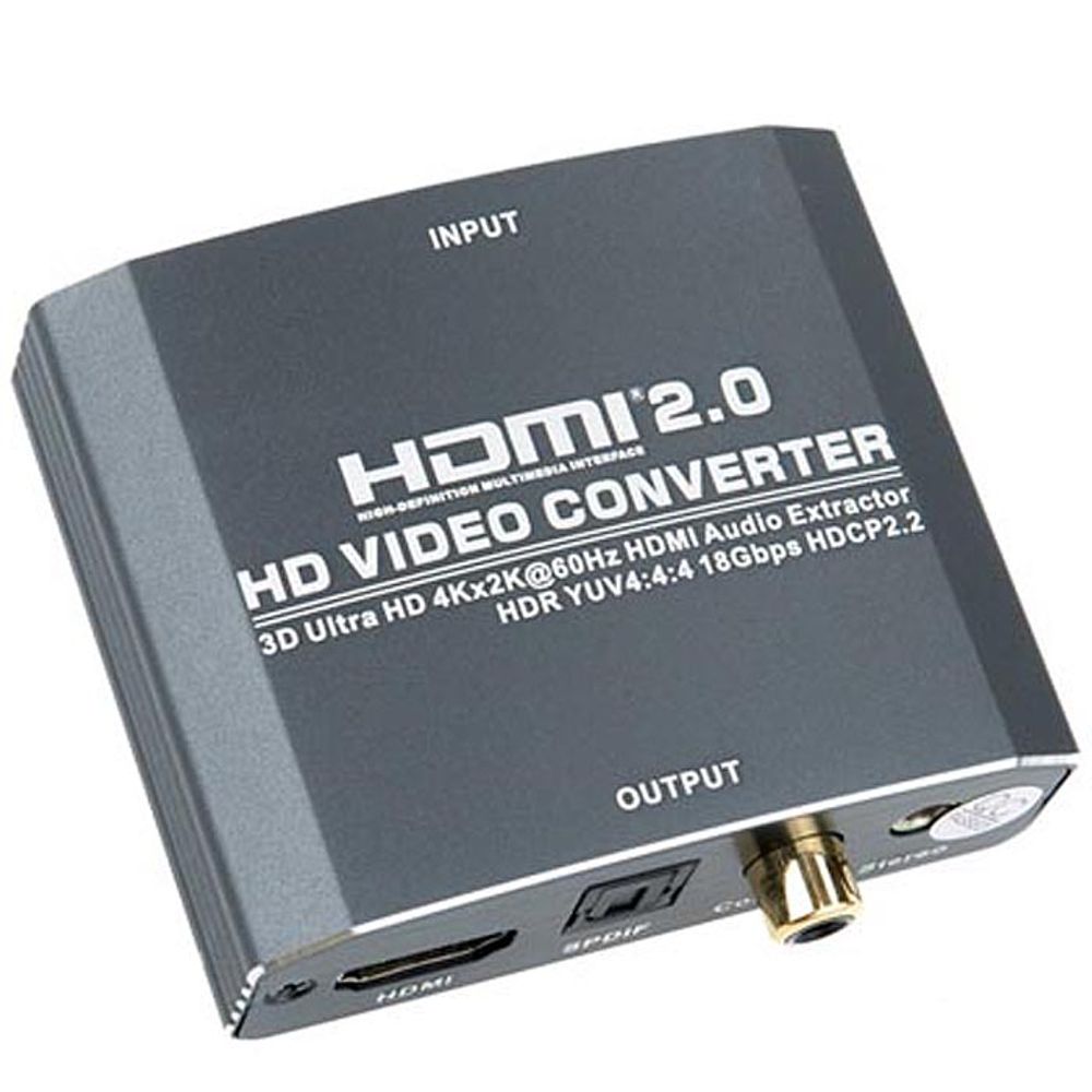 HDMI 2.0 오디오 컨버터 HDMI to HDMI SPDIF Coaxial