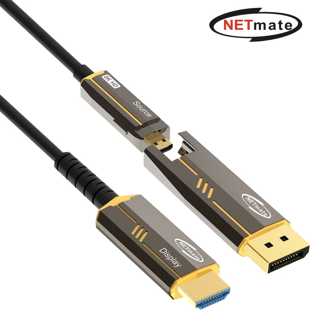 NM-DHP05DG DisplayPort to HDMI Hybrid AOC 케이블5m