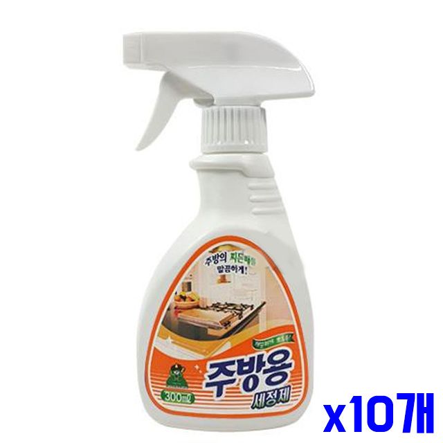 300ml 주방용 세정제 x10개 주방청소 주방찌든때제거