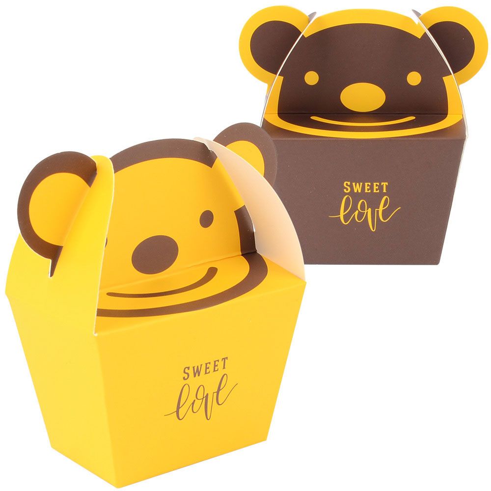 곰돌이 접이식 선물박스 20개 간식 디저트 포장케이스