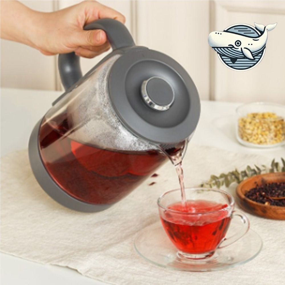 유리 전기포트 1.5L 티포트 빠른 끓임