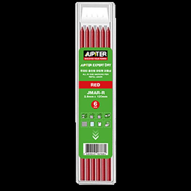 JUPITER 샤프홀더심(리필심)((레드) JMAR-R 2.8x12