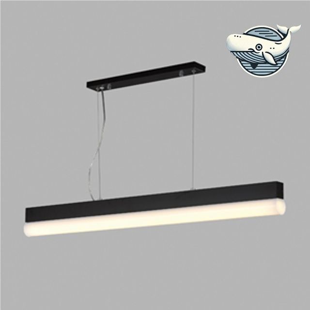 모던 디자인 블랙 LED 조명 실내 인테리어