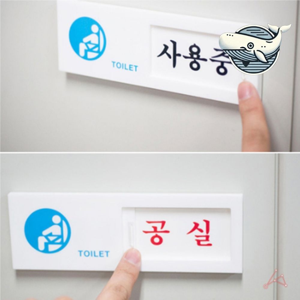 안내용 문걸이판 활용도 높은 여닫이 안내판