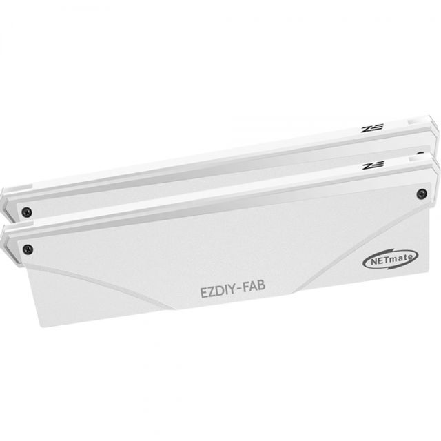 ARGB 알루미늄 메모리 방열판 화이트 2PACK EZDIY-FAB