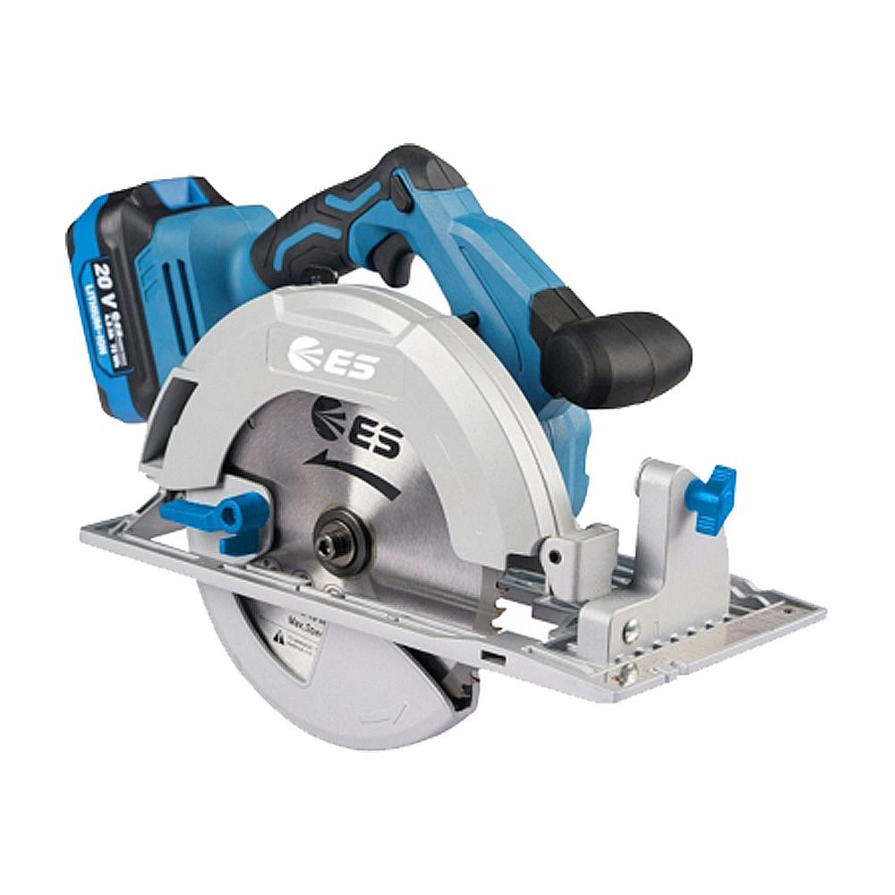 ES산업 BL모터 L107CSBL 충전원형톱 185mm 20V 4.0AH