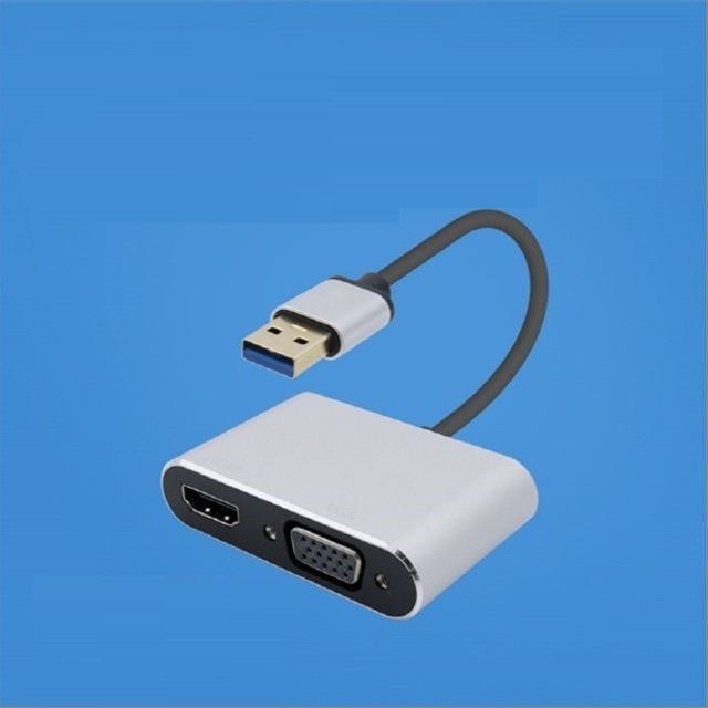 USB 3.0 to HDMI VGA 변환 컨버터 D-SUB RGB