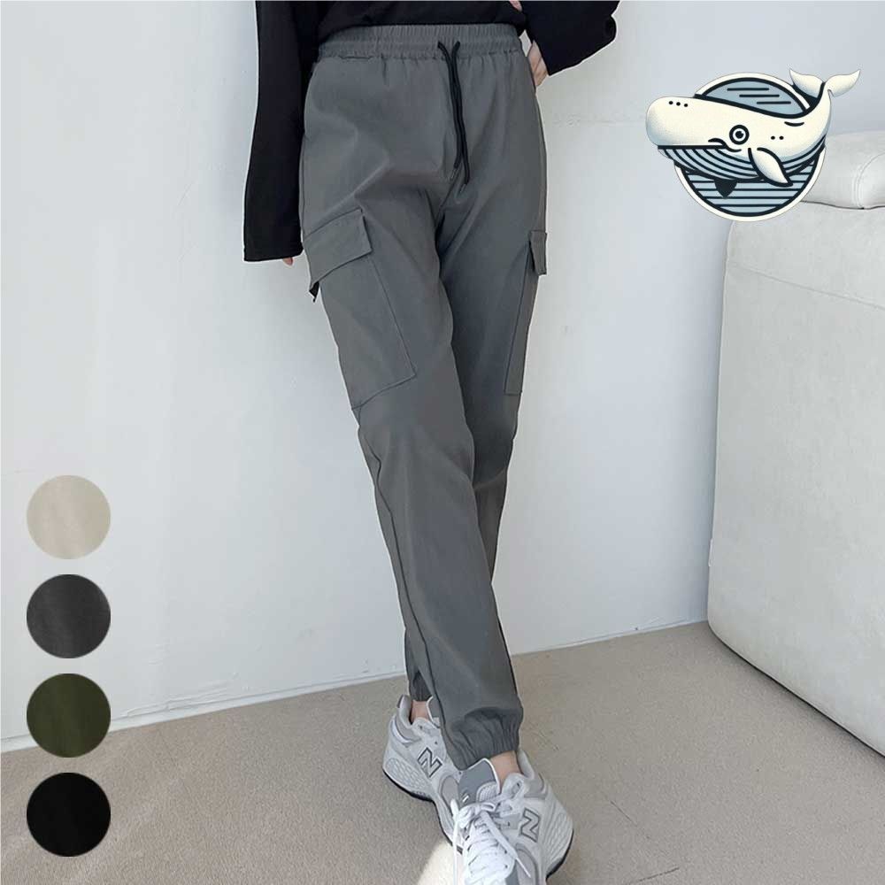 여자 카고 스타일 조거 팬츠 데일리 일상 기본
