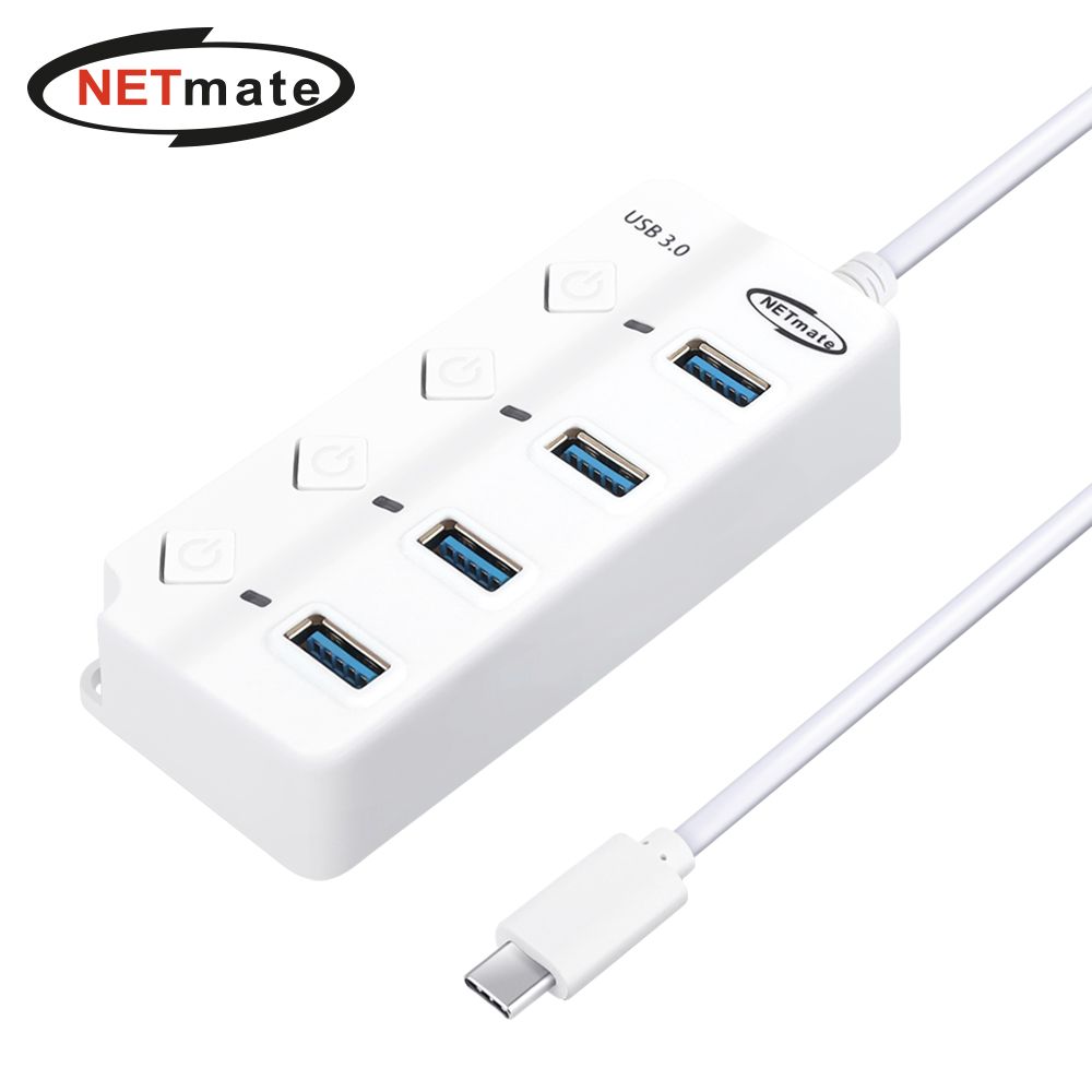 USB3.0 Type C 4포트 허브 (화이트)304