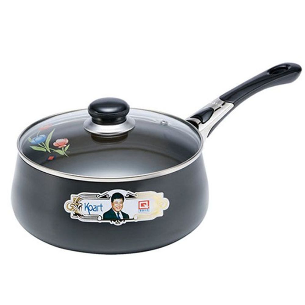 코아트 편수 냄비 찌게 라면 냄비 유리 뚜껑 20cm