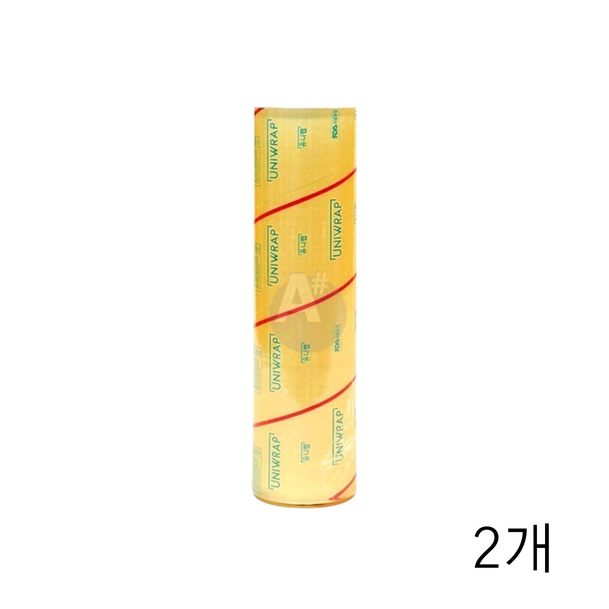유니 랩 45cmx500m X 2개 배달포장 음식 식품용랩