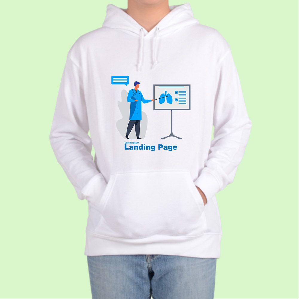 ATOGATO 원격진려 의사 전문가그룹 맞춤 후드티