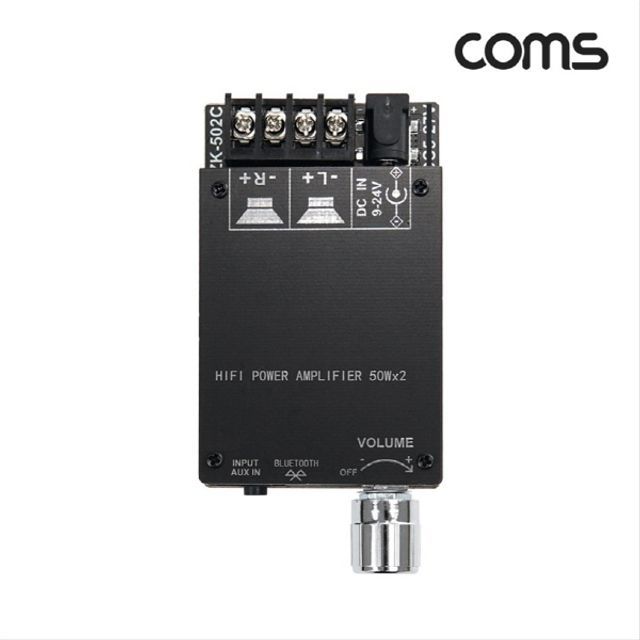 HIFI 2.0 블루투스 앰프 50W 50W AUX Bluetooth 9-24V
