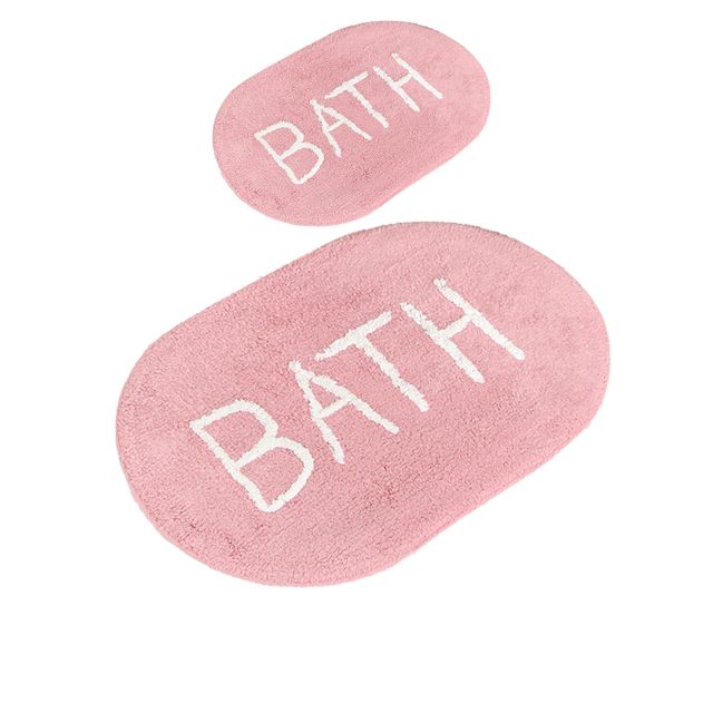 폭신폭신한 쿠션감이 좋은 BATH 욕실 발 매트 X 2개입