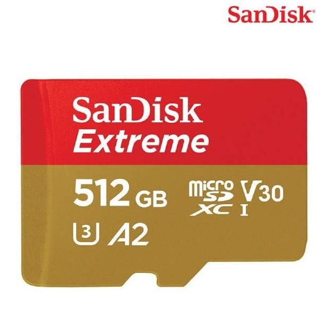 샌디스크 액션캠 마이크로SD 카드 512GB Extreme