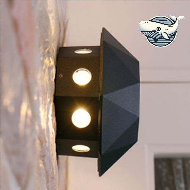 모던한 LED 외부벽등 현관용 정원 조명