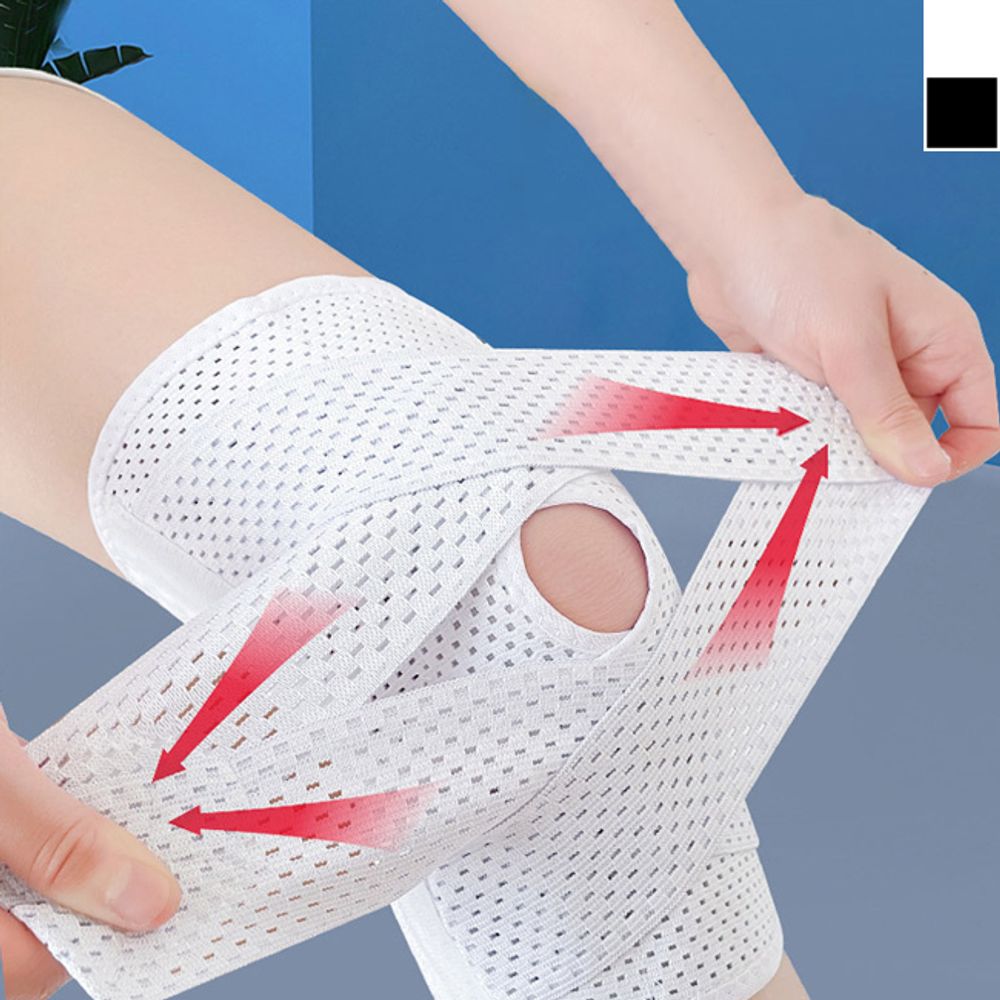 무릎 스트랩 보호대 1P 논슬립 통기성 슬개골 보호