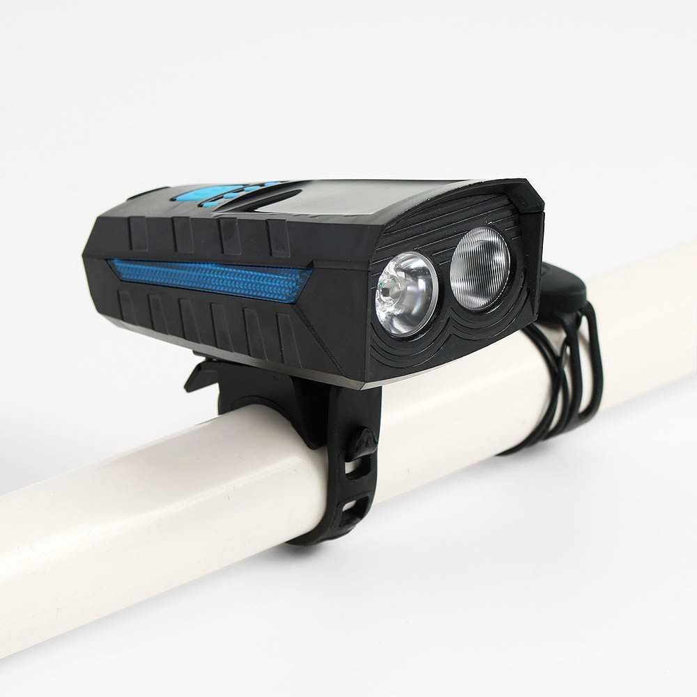 자전거 전조등 벨 블루 2400mAh USB LED 비 라이딩