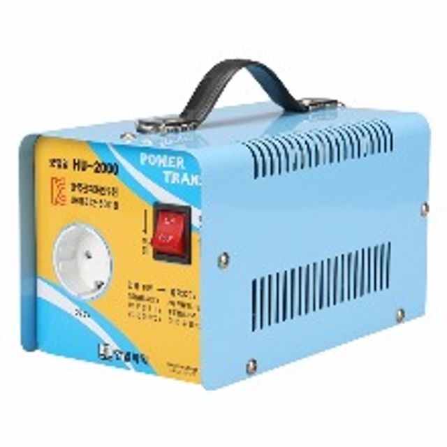 가정용 변압기 2000VA 승압 트랜스 HU-2000 110V-22