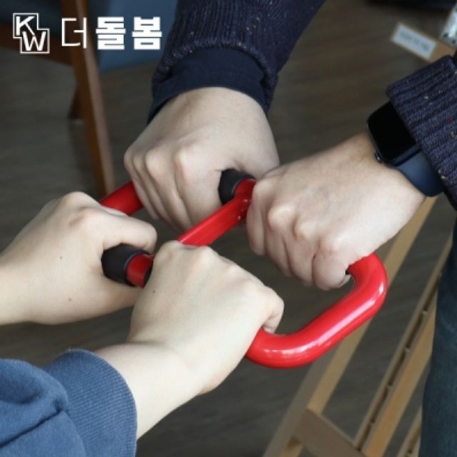 강원전자 더돌봄 기립 보조 손잡이 (레드)