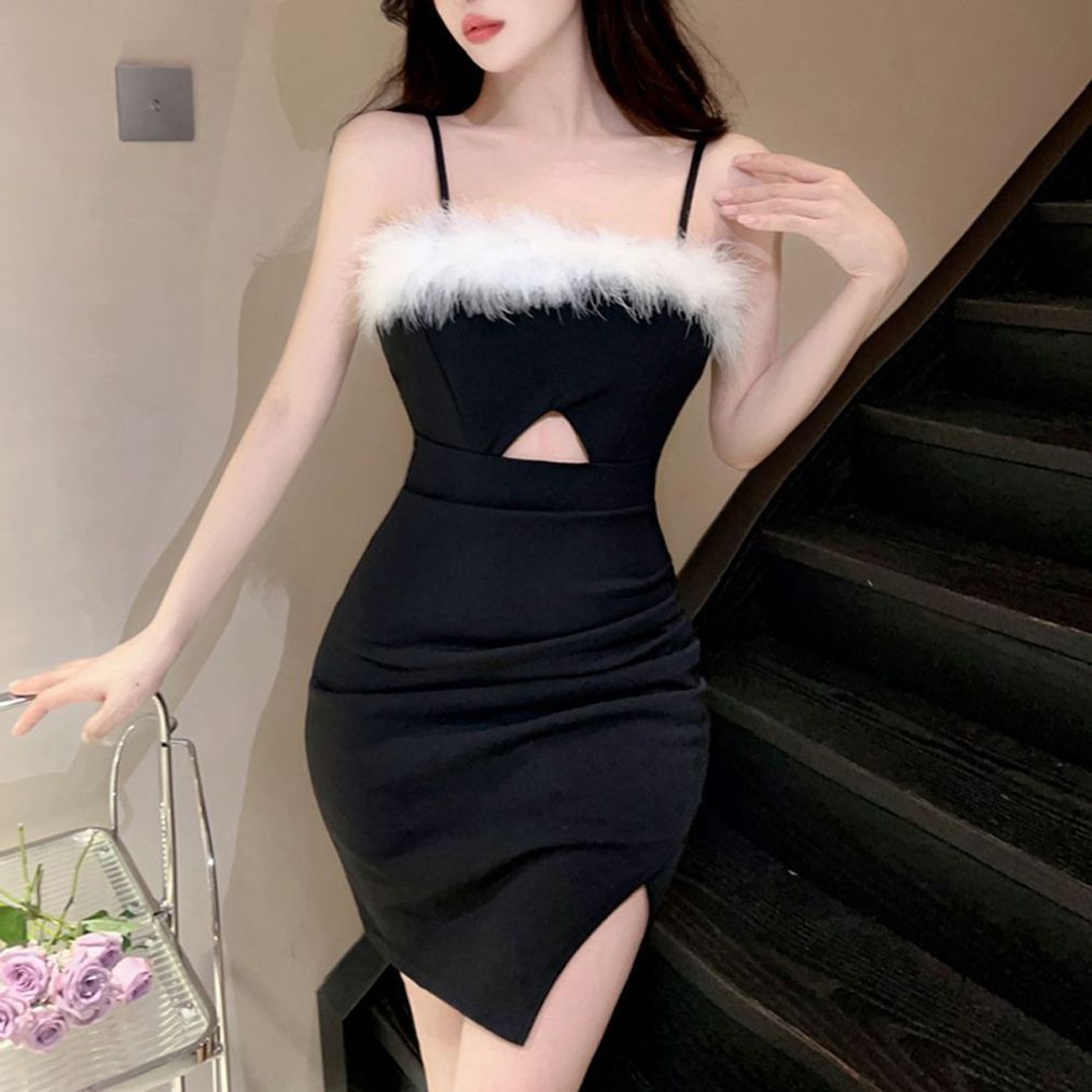 슬림핏 연말룩 언발 모임룩 데일리룩 여행룩 털