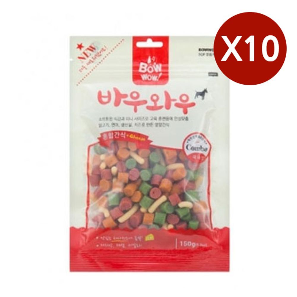 강아지 간식 훈련 일상 혼합 150G 10P 노즈워크 져키