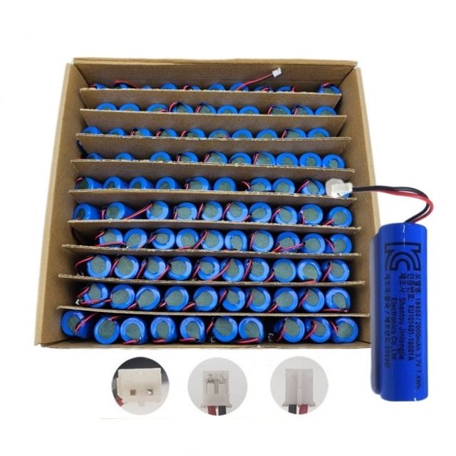 고효율 18650 리튬이온 충전지 충전식 2000mAh 1BOX 1