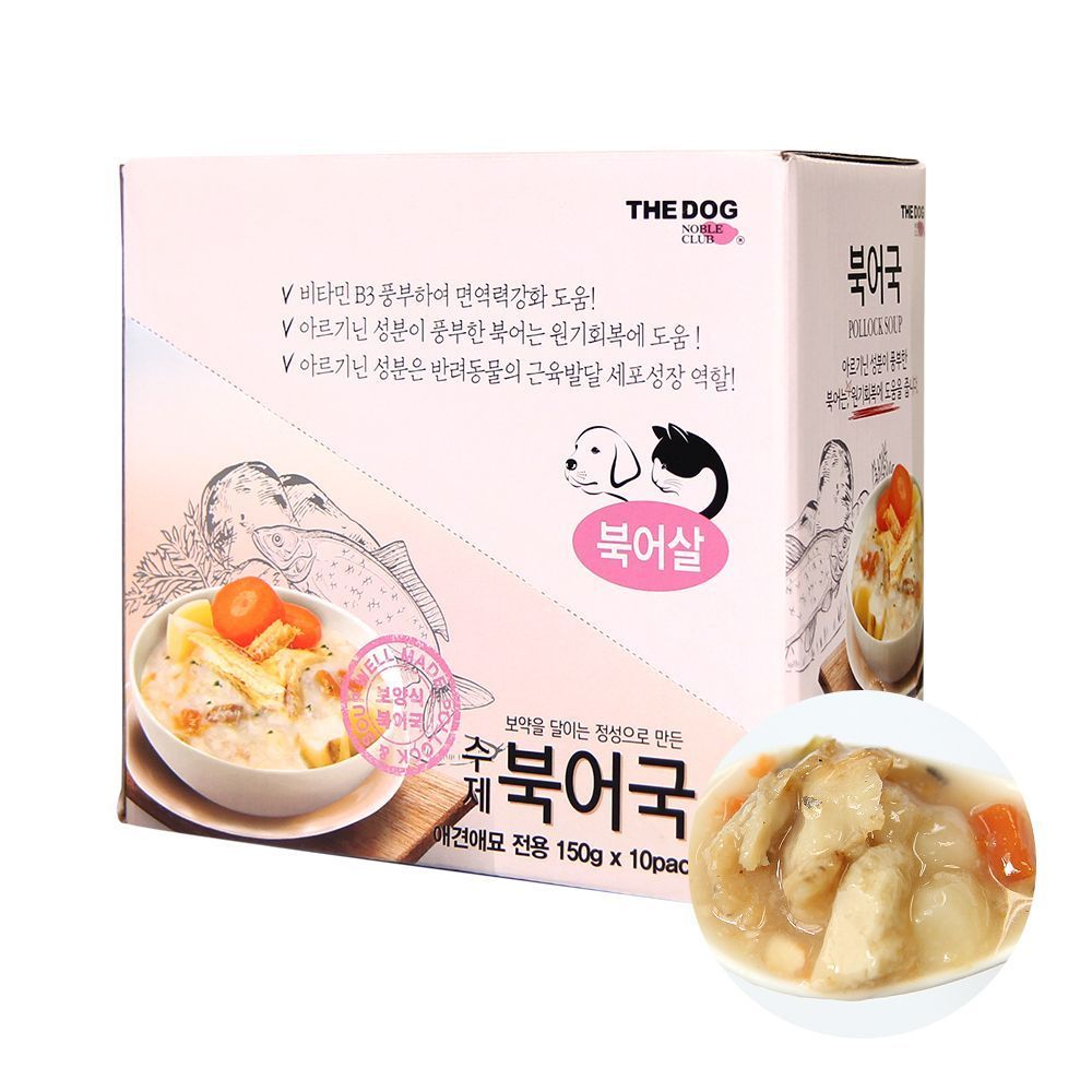 더독 간편 건강북어국 150g 1Box(10개입)