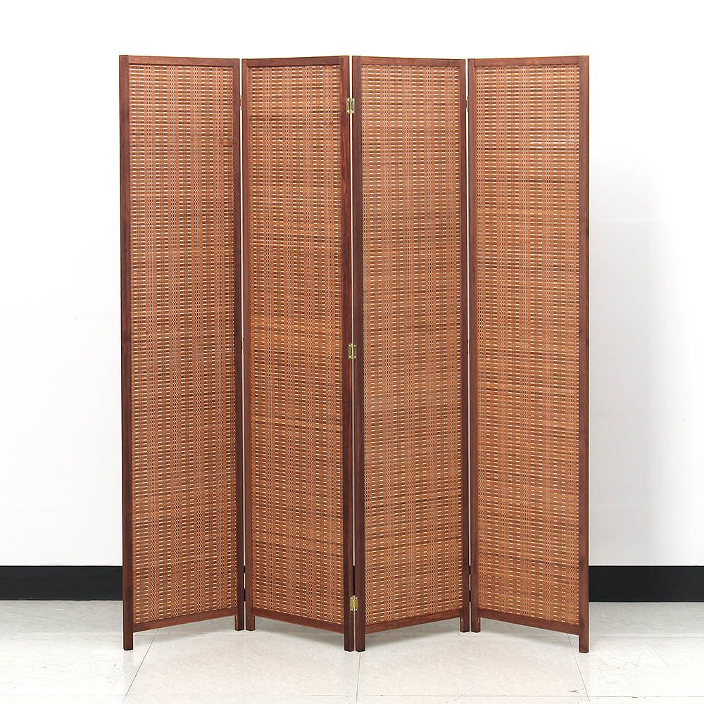 파티션 라탄4단 160cmx170cm