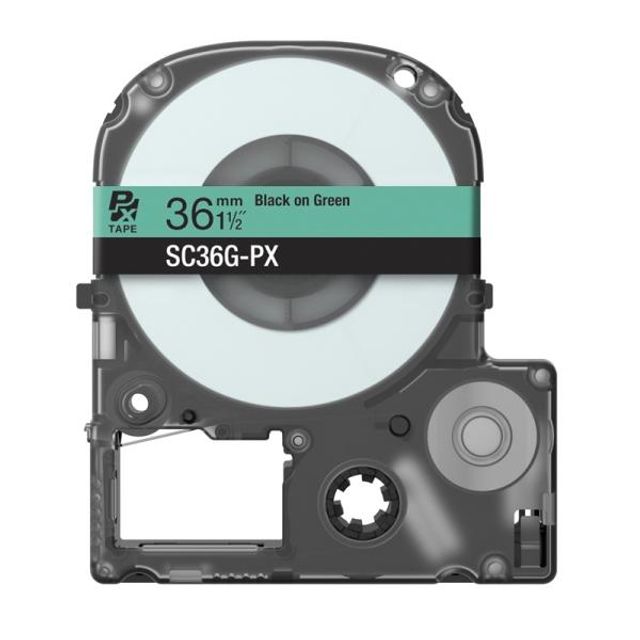EPSON)라벨프린터리본(SC36G)녹색/흑문자